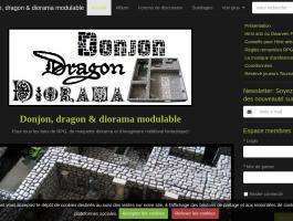 Donjon, dragon & diorama modulable