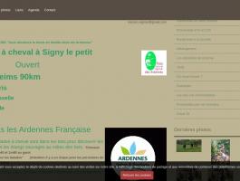 Balade à cheval signy le petit Ardennes