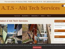 A.T.S - Alti Tech Services - Entreprise de travaux d'accès difficiles - Spécialiste des travaux de nettoyage de vitres en hauteur.
