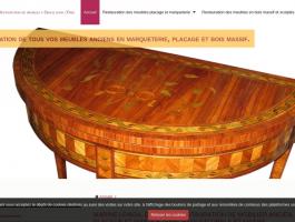 Longa Restauration meubles placage marqueterie Senlis Oise