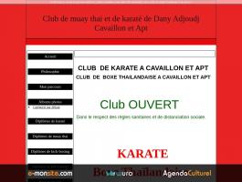 Club de muay thai et de karaté de Dany Adjoudj Cavaillon et Apt