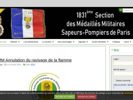 1831ème Section des Médaillés Militaires des Sapeurs Pompiers de Paris