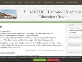 S. BARTHE : Histoire-Géographie / Education Civique