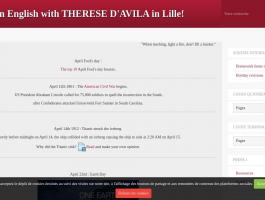  www.antoniutti.com :  Learn English with THERESE D'AVILA in Lille!