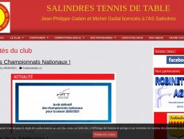 SALINDRES TENNIS DE TABLE