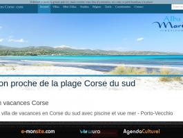 Location Corse du sud bord de mer