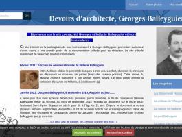 Georges Balleyguier, Architecte