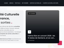 Actualité Culturelle en France